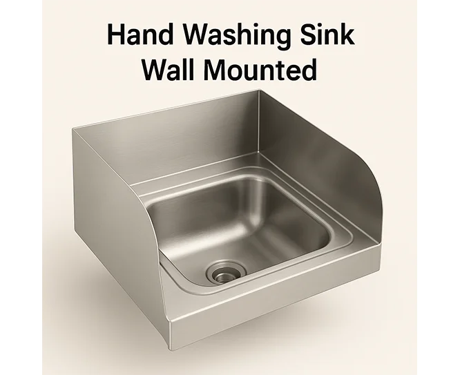 hand washing sink wall mounted