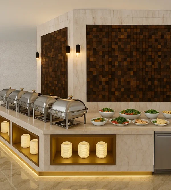 stylish buffet counters
